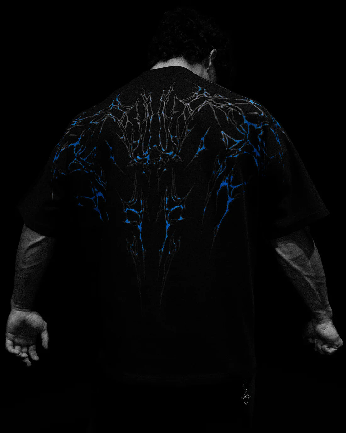 Dystopian Oversized T-shirt [VOID BLACK]