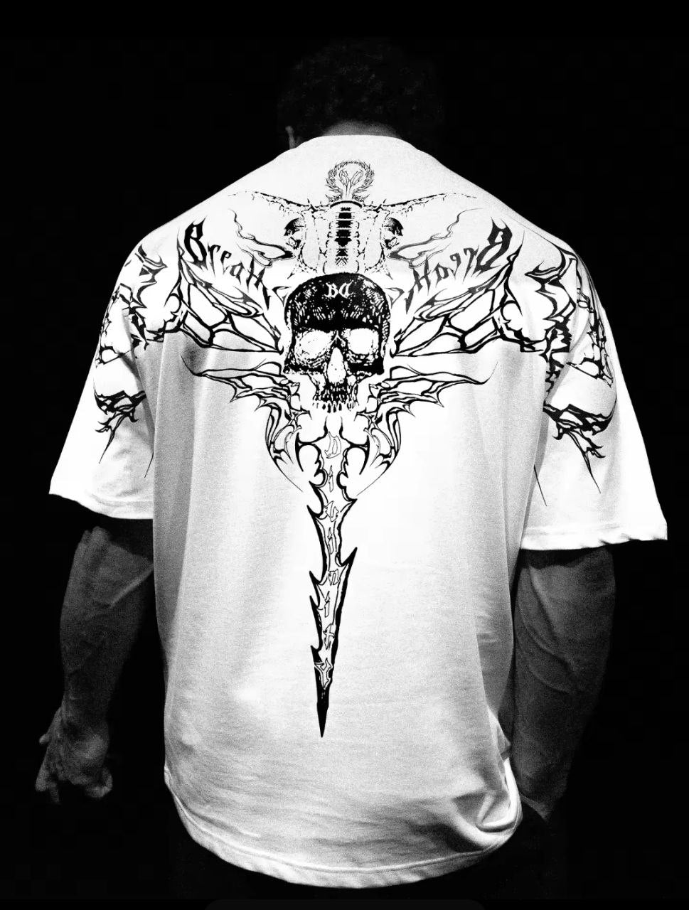 Demon Set Oversized T-shirt [VOID WHITE]